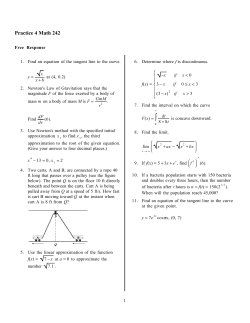 Practice 4 Math 242