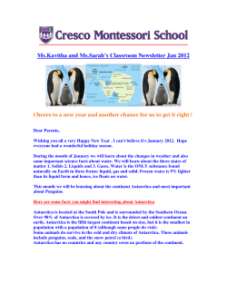 January, 2012 - Cresco Montessori School