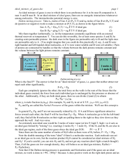 ideal_mixture_of_gases.doc v.4 page 1 An ideal mixture of gases is