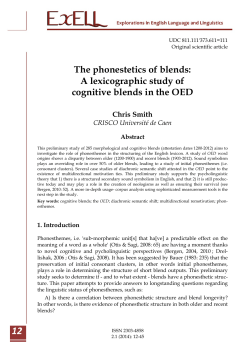 The phonesthetics of cognitive blends in the OED