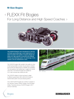 FLEXX Fit Bogies