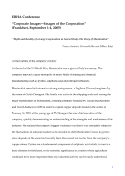 Myth and reality of a large corporation in Fascist Italy