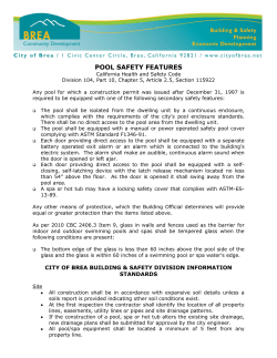 pool safety features