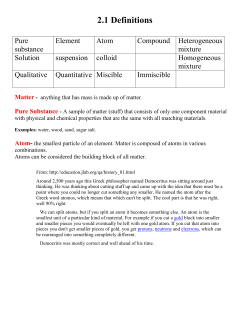 Unit 2 &ndash; Definitions