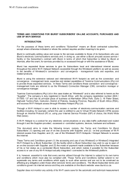 Functional Specification Document