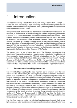 1 Introduction - XFEL