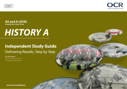 OCR AS and A Level History A