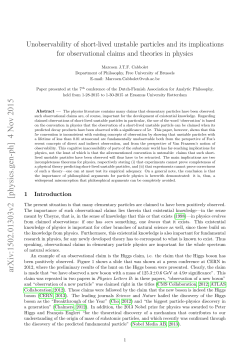 Unobservability of short-lived unstable particles and its implications