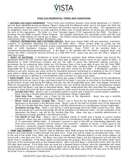 Terms of Service - Vista Energy Marketing