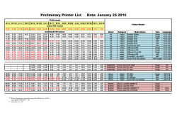 Known Compatible Printers for Copyboards