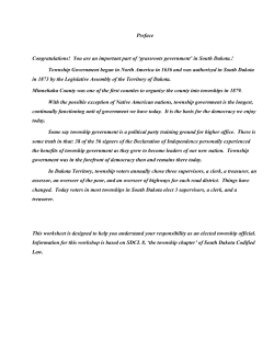 Preface Congratulations! You are an important part of