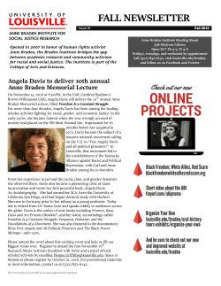 Fall Newsletter - University of Louisville