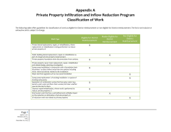2013 PPI/I Classification of Work Table
