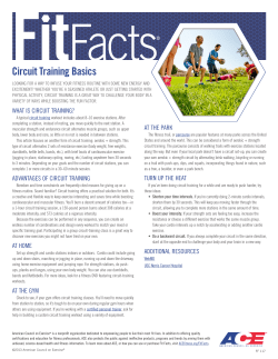 Circuit Training Basics