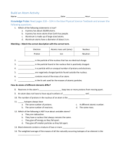 Build an Atom Activity