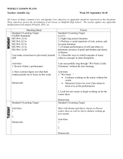 Lesson Plans 9/26-9/30 - Sheffield City Schools