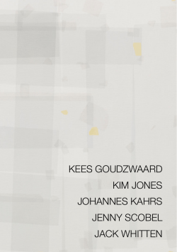 JACK WHITTEN JENNY SCOBEL JOHANNES