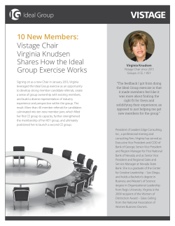 Ideal Group Success Story (Virginia Knudsen)
