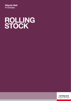rolling stock - Hitachi Rail Europe