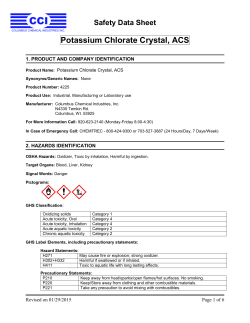 Potassium Chlorate Crystal, ACS