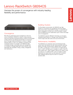 Lenovo RackSwitch G8264CS