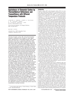 Equivalence of Elemental Carbon by Thermal/Optical Reflectance