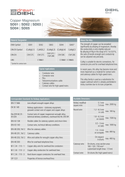 Copper-Magnesium SD01 | SD02 | SD03 | SD04 | SD05