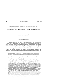 stories of the nation`s continuing past