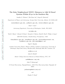 The Solar Neighborhood XXXV: Distances to 1404 M Dwarf Systems