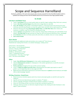 Scope and Sequence Harrellland