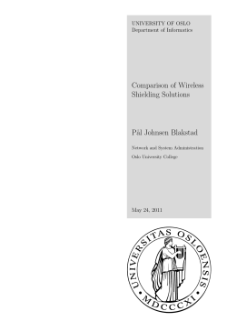 Comparison of Wireless Shielding Solutions