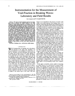 Instrumentation for the measurement of void