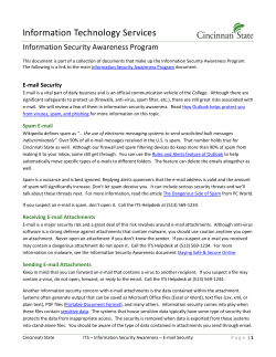 Information Security Awareness