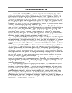 General Cleburne`s Memorial (1864)