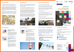 Proposals for the Hard Ings Road Improvement Scheme