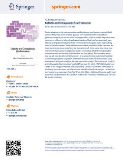 Galactic and Extragalactic Star Formation