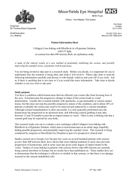 Collagen cross-linking with riboflavin in a hypotonic solution with UV