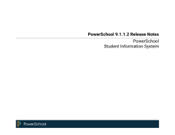 PowerSchool 9.1.1.2 Release Notes