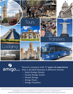 Tourism company with 11 years of experience that is divided