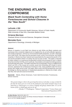 the enduring atlanta compromise