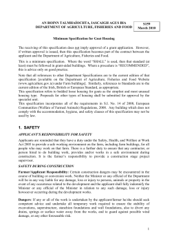 S159 Minimum Specifications for Goat Housing