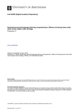 Chapter 2 - UvA-DARE - University of Amsterdam