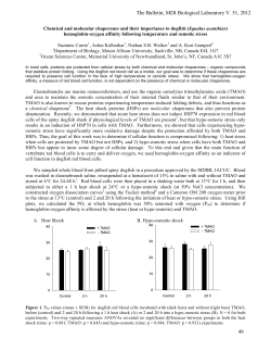 Currie, S., Kolhatkar, A., Walker, N.S.B., Gamperl, A.K. Chemical and
