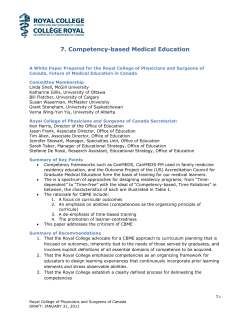 7. Competency-based Medical Education