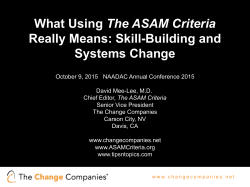 Skill-Building and Systems Change