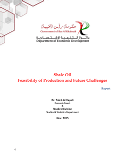 Shale Oil Feasibility of Production and Future Challenges