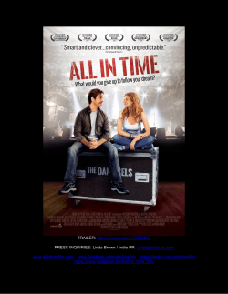 TRAILER: https://vimeo.com/179386887 PRESS INQUIRIES: Linda