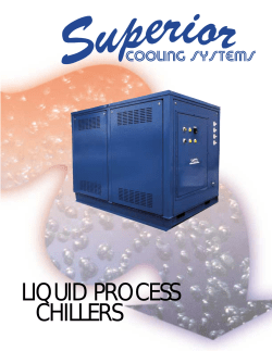LIQUID PROCESS CHILLERS - Great Lakes Air Products