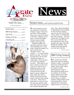 2000 Fishing Forecast