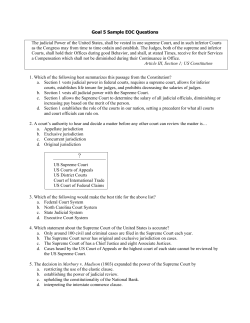 Goal 5 review Questions